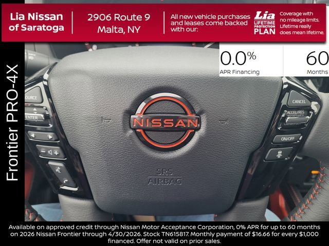 New 2026 Nissan Frontier PRO-4X w/ Pro Premium Package image 19
