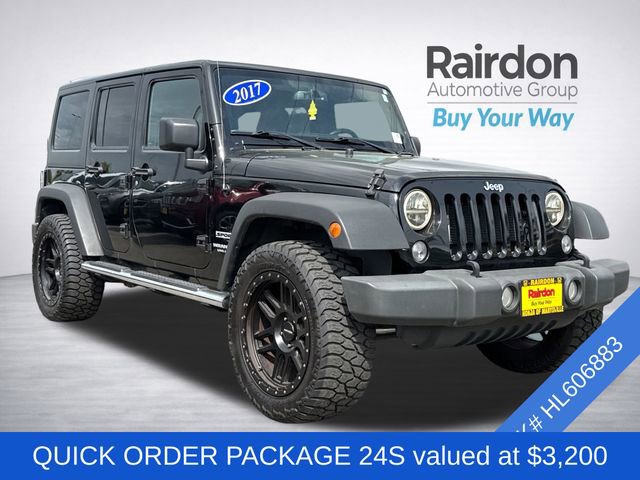 Used 2017 Jeep Wrangler Unlimited Sport w/ Quick Order Package 24S AWD/4WD image 2