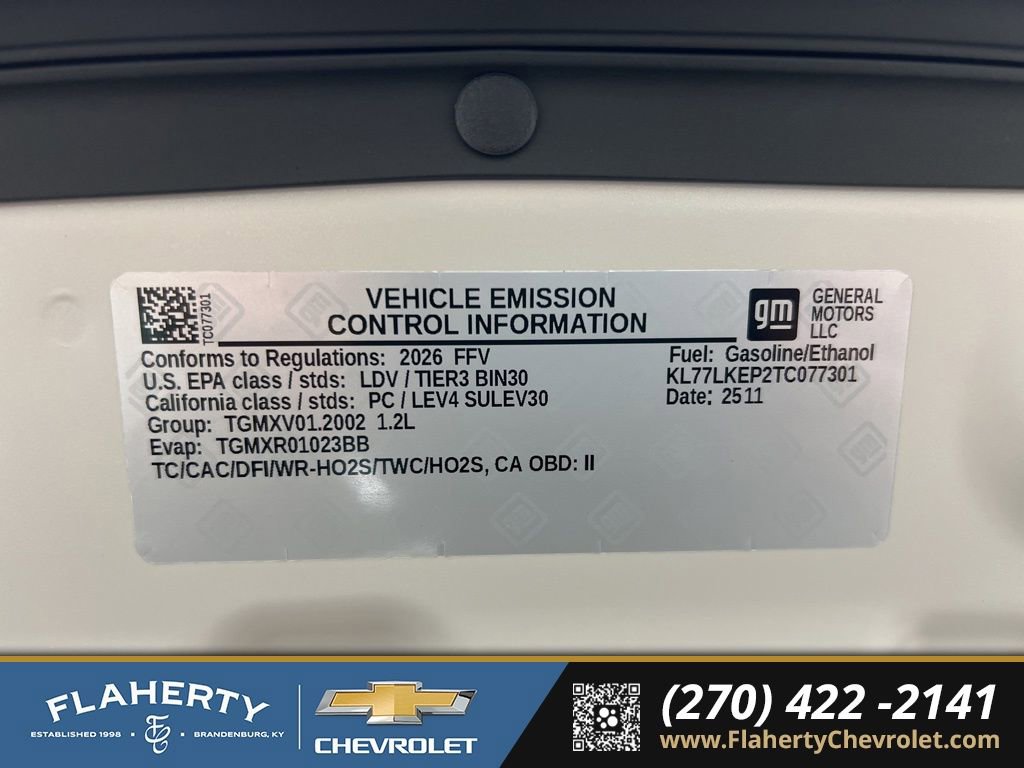 New 2026 Chevrolet Trax ACTIV w/ Driver Confidence Package image 17