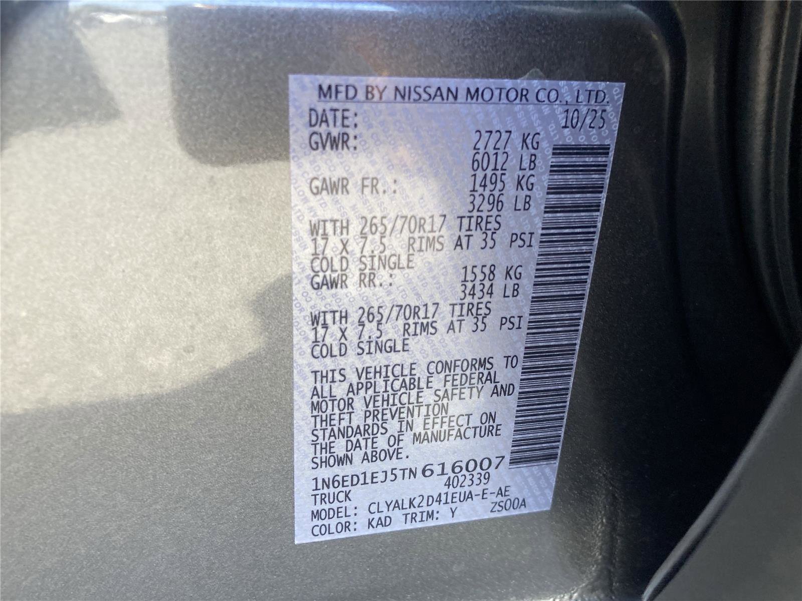 New 2026 Nissan Frontier Pro-X w/ Pro Premium Package image 34