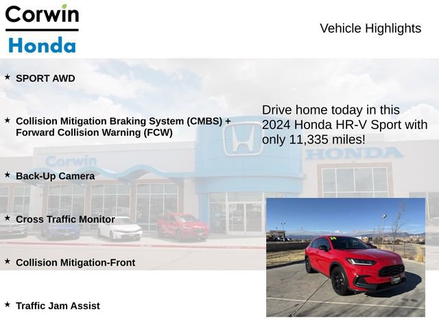 Used 2024 Honda HR-V Sport image 6