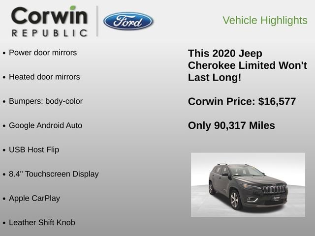 Used 2020 Jeep Cherokee Limited image 28