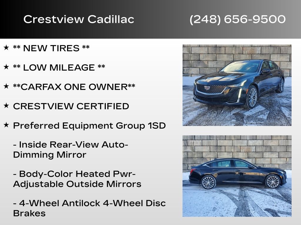 Certified 2022 Cadillac CT5 Premium Luxury w/ Parking Package image 6