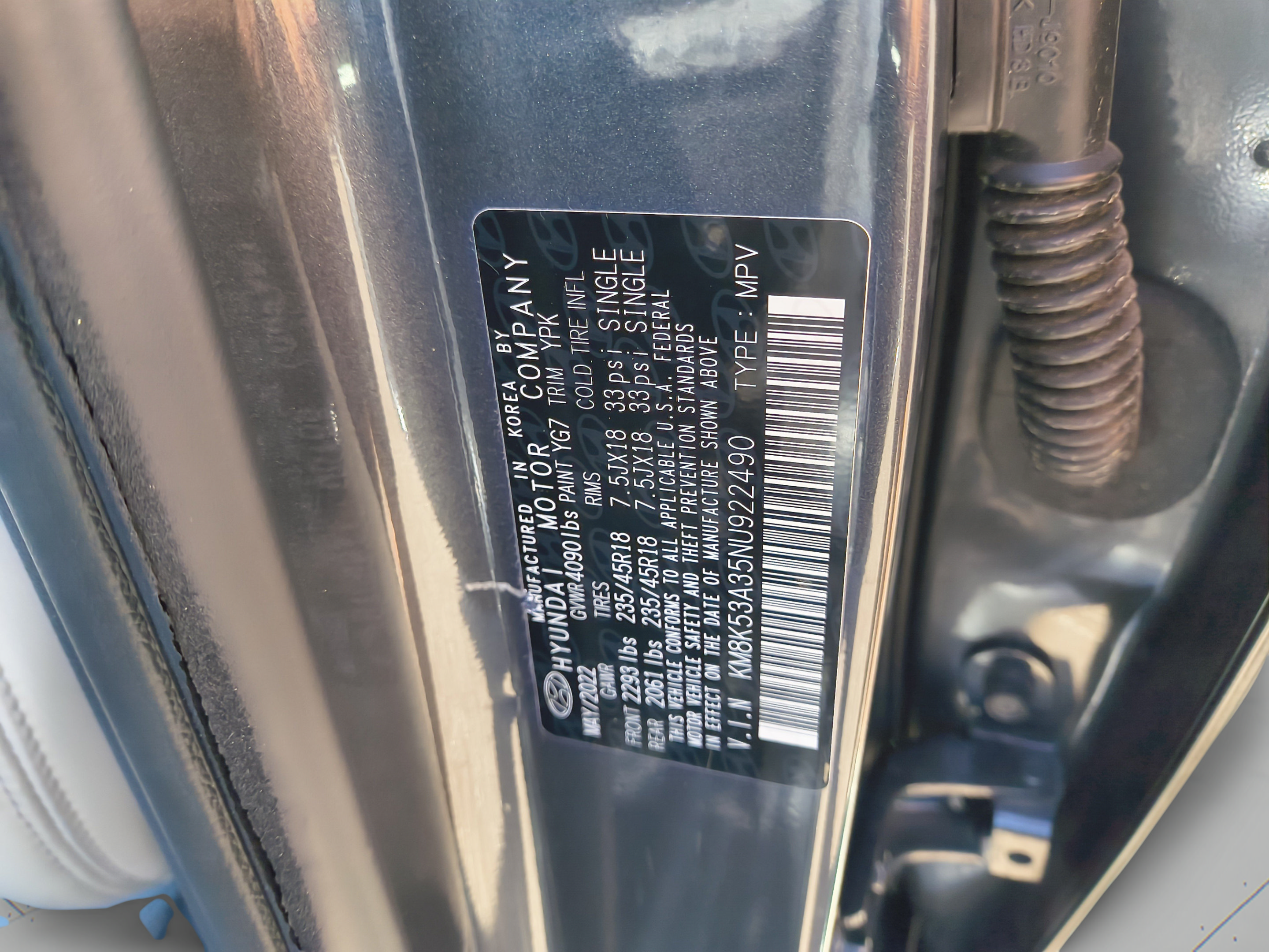 Certified 2022 Hyundai Kona Limited FWD image 33