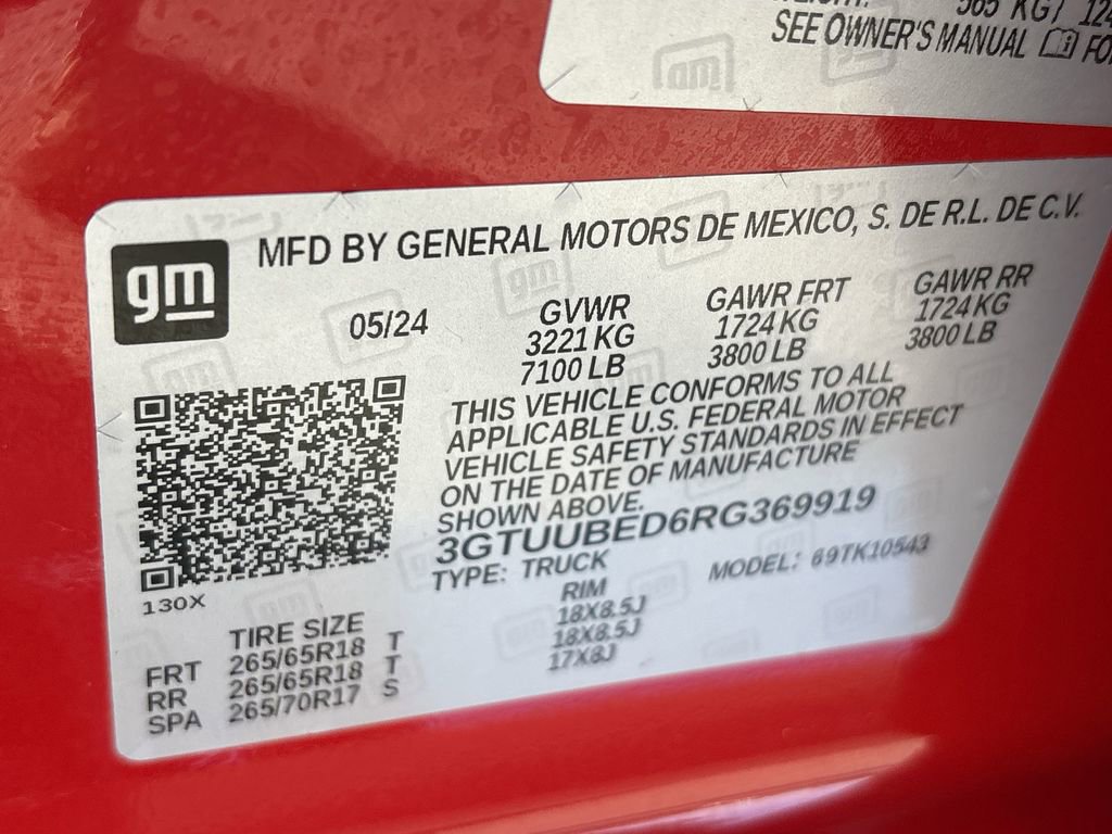 Certified 2024 GMC Sierra 1500 SLE w/ Preferred Package image 36