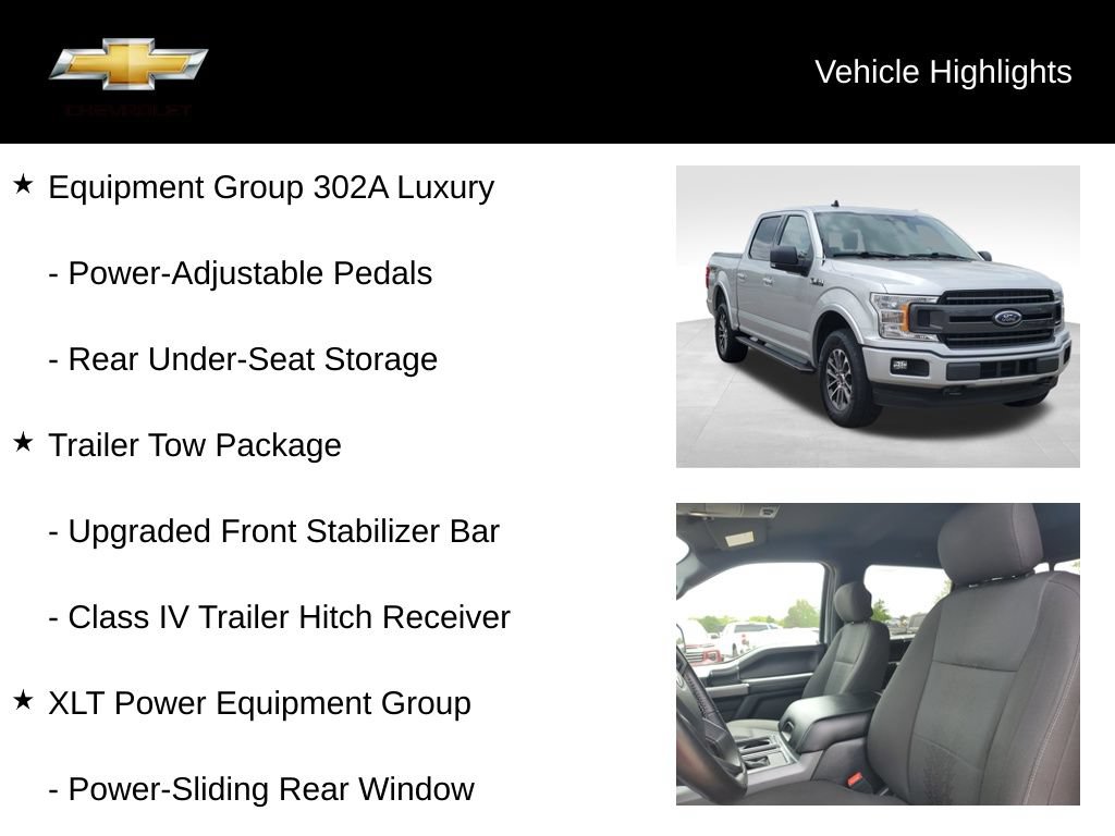 Used 2019 Ford F150 XLT w/ Equipment Group 302A Luxury AWD/4WD image 20