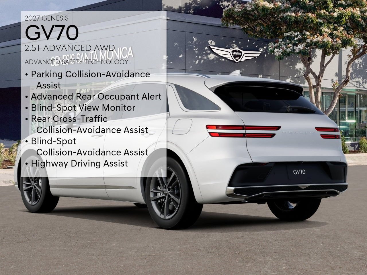 New 2027 Genesis GV70 2.5T Advanced AWD/4WD image 8