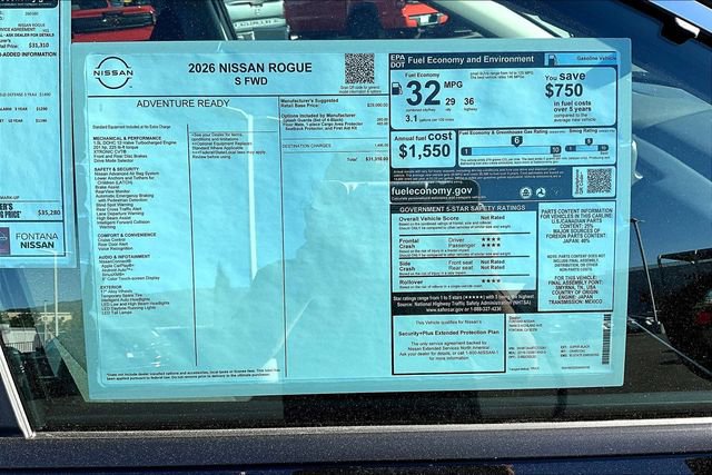 New 2026 Nissan Rogue S image 12
