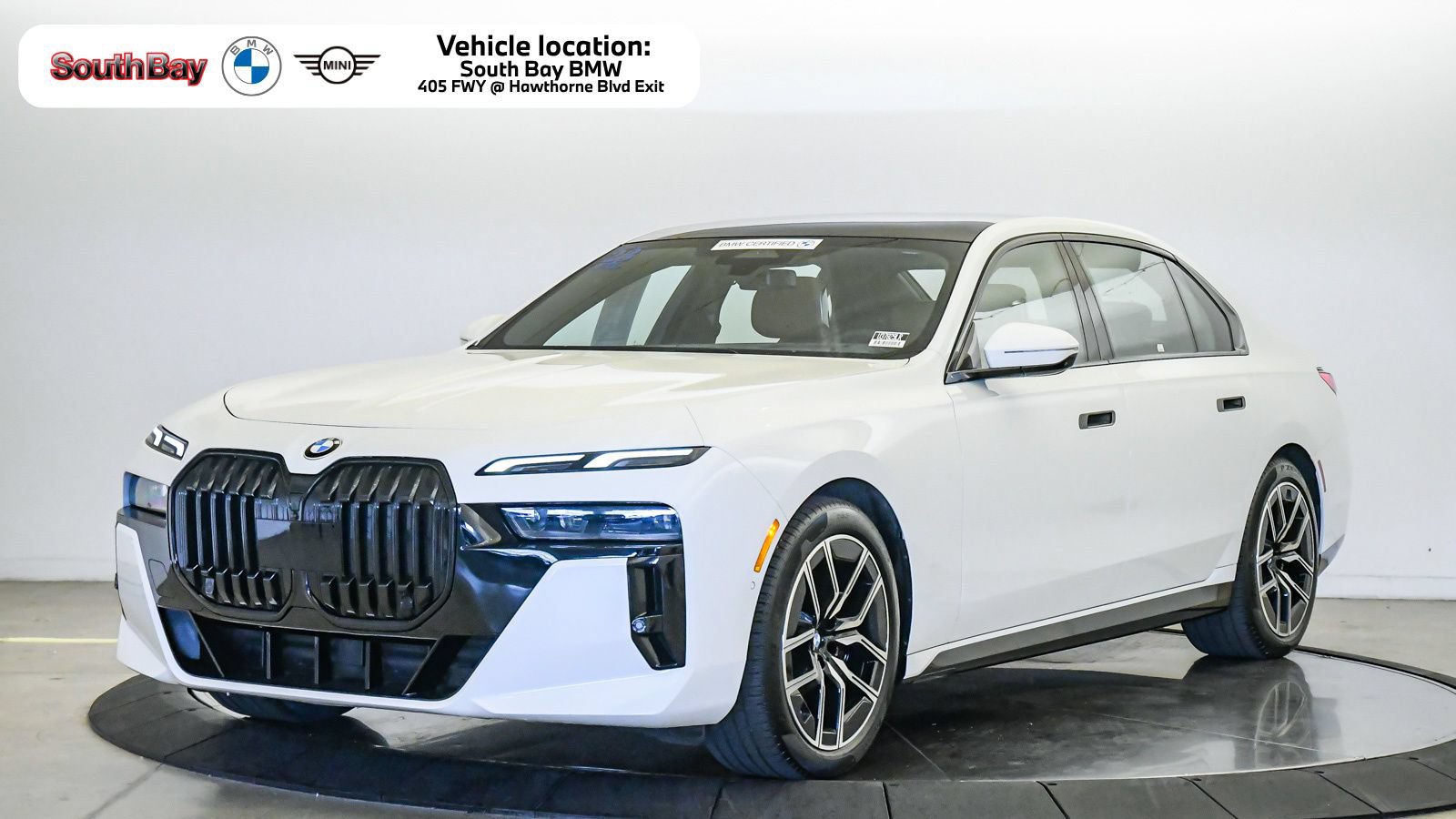 Certified 2023 BMW 740i w/ Parking Assistance Package RWD image 1