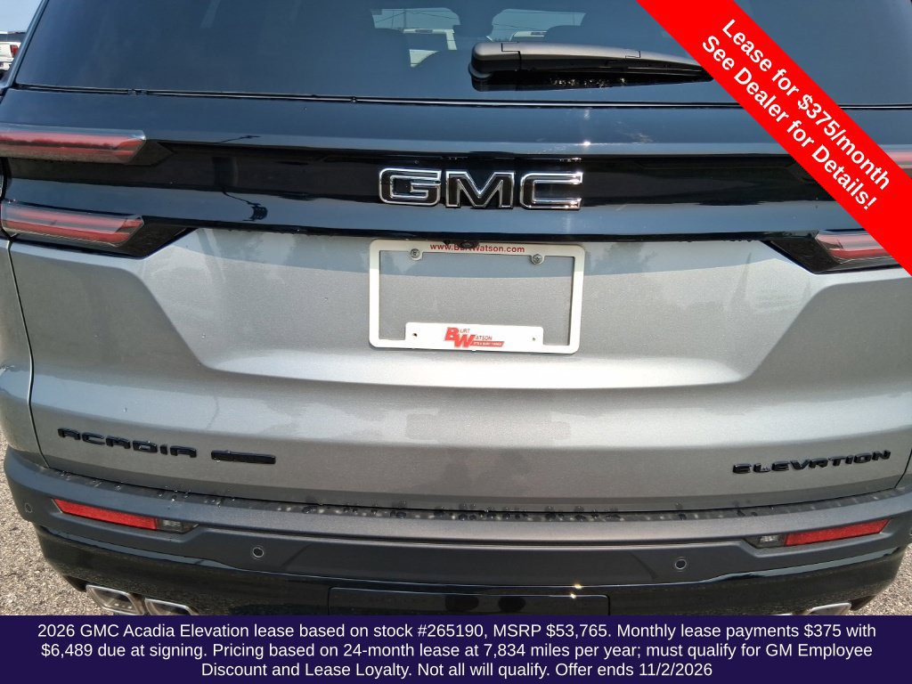 New 2026 GMC Acadia Elevation w/ Black Edition AWD/4WD image 20