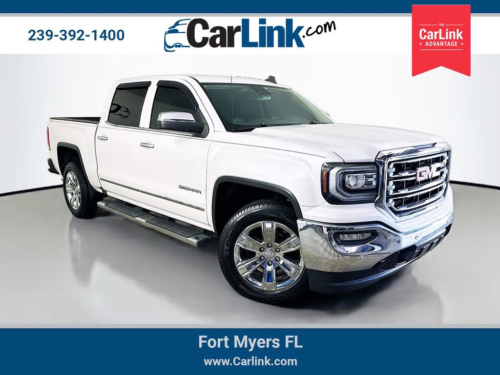 Used 2018 GMC Sierra 1500 SLT w/ Enhanced Driver Alert Package RWD image 1