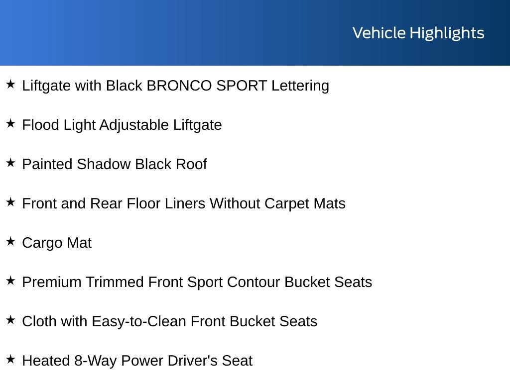 New 2026 Ford Bronco Sport Big Bend w/ Convenience Package AWD/4WD image 8
