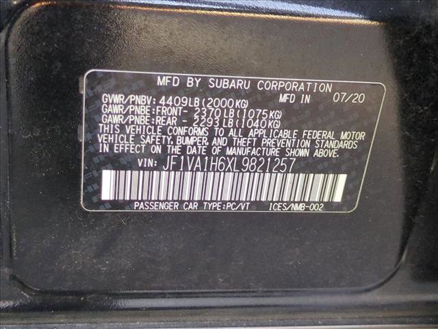 Used 2020 Subaru WRX Limited w/ Popular Package #1 image 24