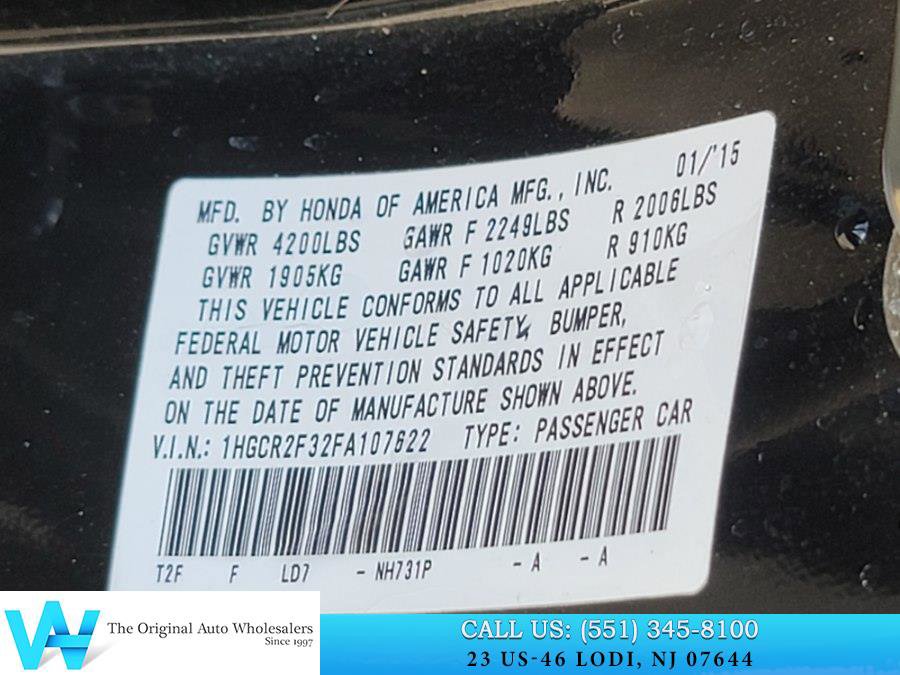 Used 2015 Honda Accord LX image 22