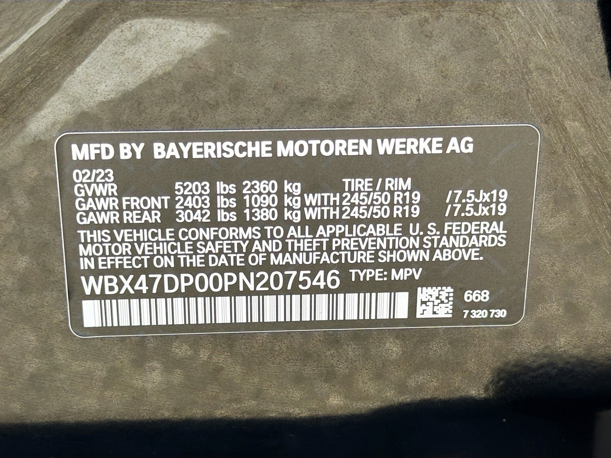 Used 2023 BMW X3 sDrive30i w/ Premium Package w/ZPA image 43