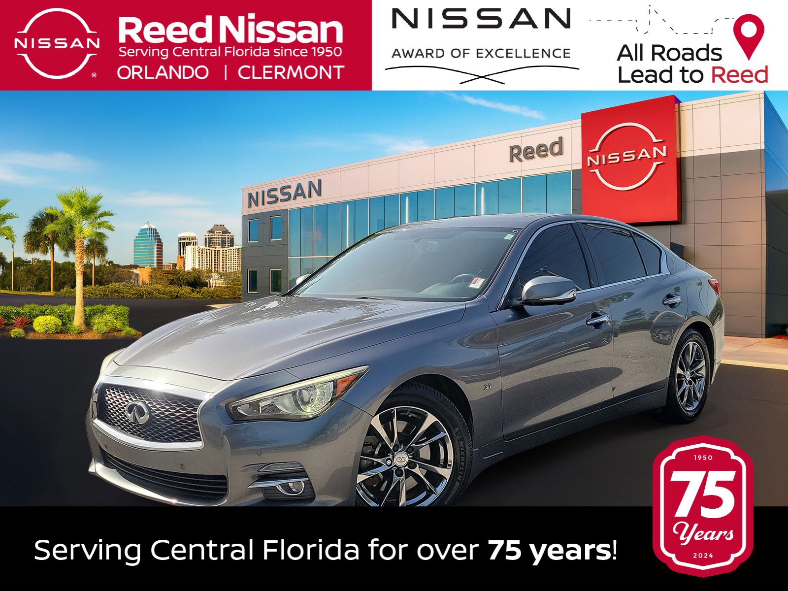 Used 2015 INFINITI Q50 Premium w/ Deluxe Touring Package