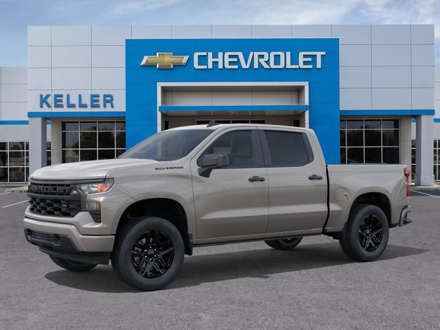 New 2026 Chevrolet Silverado 1500 Custom w/ LPO, Dark Essentials Package RWD image 2