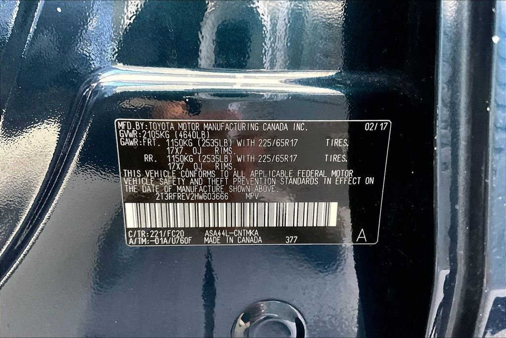 Certified 2017 Toyota RAV4 XLE w/ Carpet Mat Package image 19