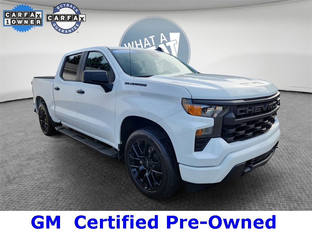 Certified 2023 Chevrolet Silverado 1500 Custom w/ LPO, Dark Essentials Package