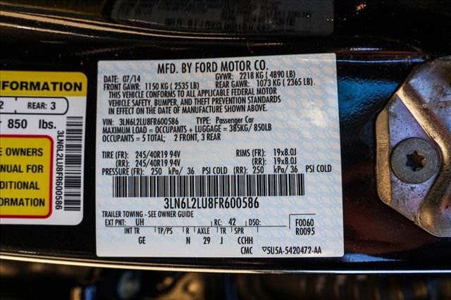 Used 2015 Lincoln MKZ Hybrid w/ Equipment Group 202A Reserve image 28