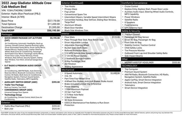 Used 2022 Jeep Gladiator Sport AWD/4WD image 4