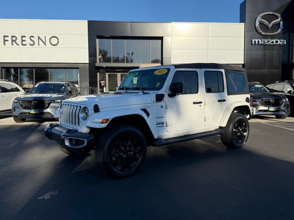 Used 2021 Jeep Wrangler Unlimited Sahara w/ Cold Weather Group AWD/4WD image 1