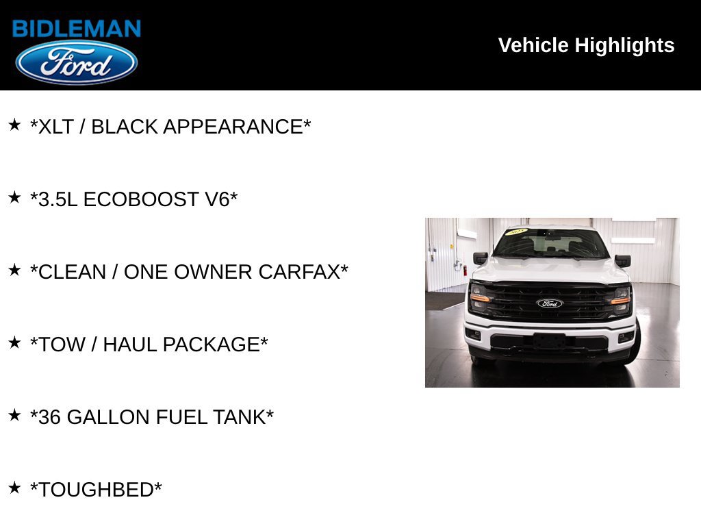 Used 2025 Ford F150 XLT w/ Equipment Group 301A Standard AWD/4WD image 10