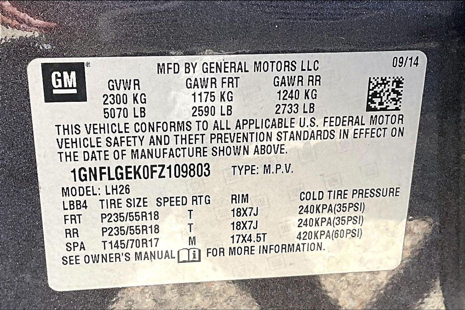 Used 2015 Chevrolet Equinox LT w/ Power Convenience Package AWD/4WD image 36