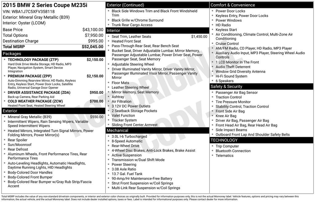 Used 2015 BMW M235i Coupe image 27