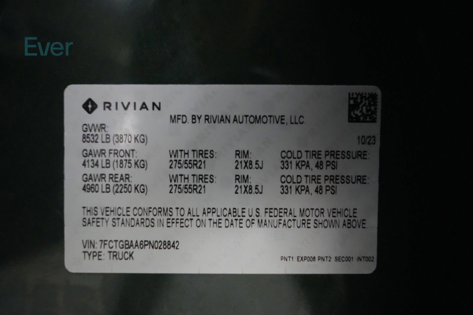 Used 2023 Rivian R1T Adventure AWD/4WD image 29