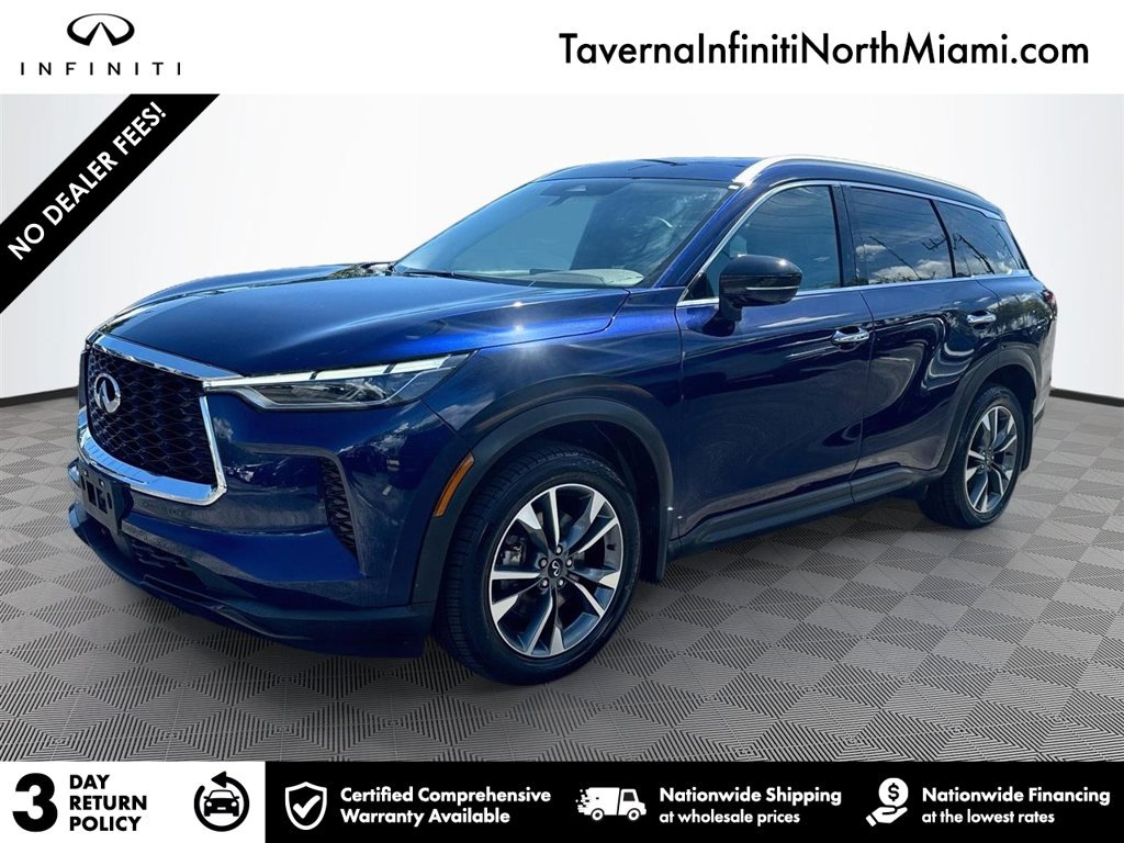 Certified 2023 INFINITI QX60 Luxe w/ Cargo Package