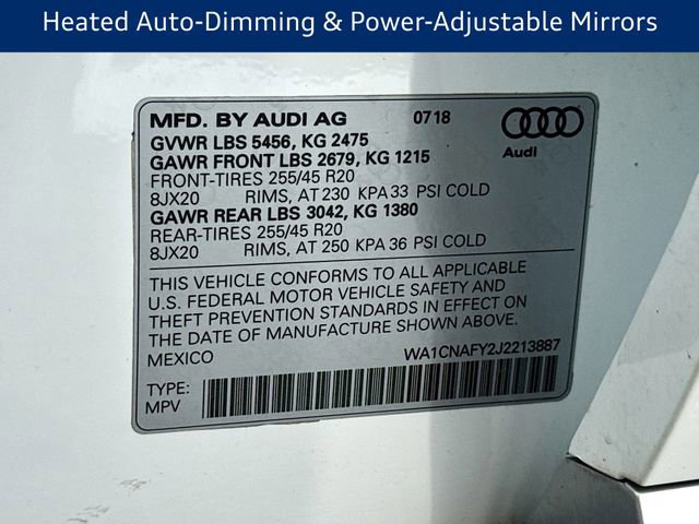 Used 2018 Audi Q5 Prestige w/ Prestige Package image 35