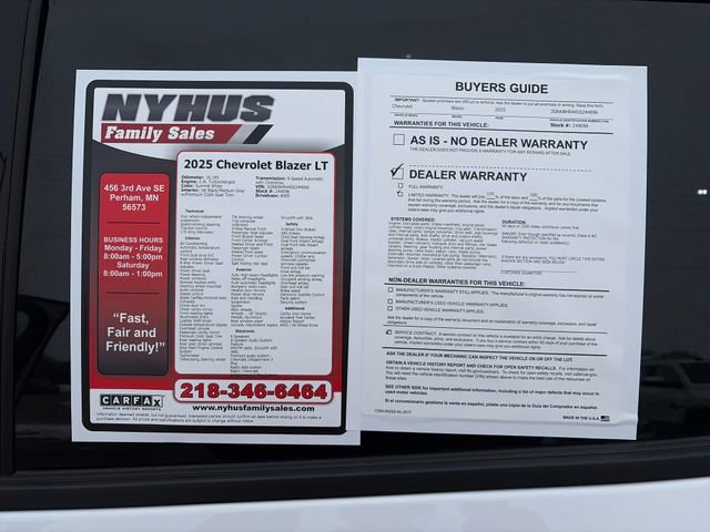 Used 2025 Chevrolet Blazer LT image 51