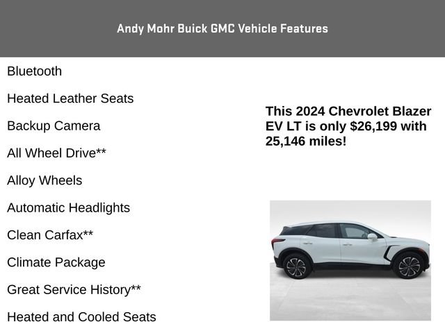 Used 2024 Chevrolet Blazer EV LT AWD/4WD image 4