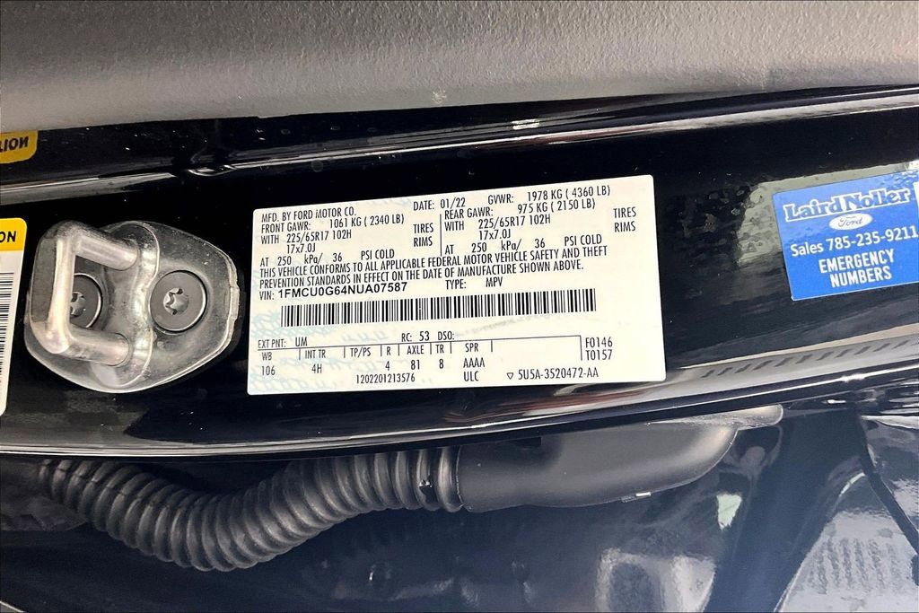 Used 2022 Ford Escape SE w/ Convenience Package image 35