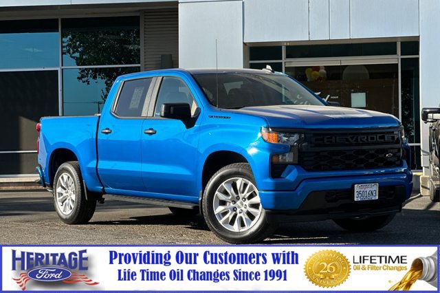 Used 2022 Chevrolet Silverado 1500 Custom w/ LPO, Dark Essentials Package