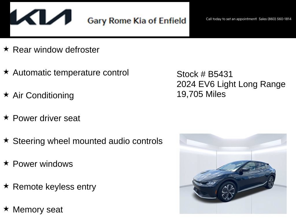 Certified 2024 Kia EV6 Light AWD/4WD image 21