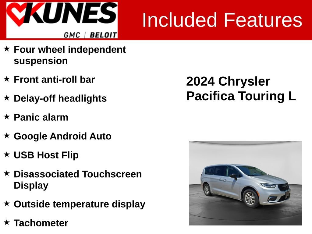 Used 2024 Chrysler Pacifica Touring-L FWD image 3