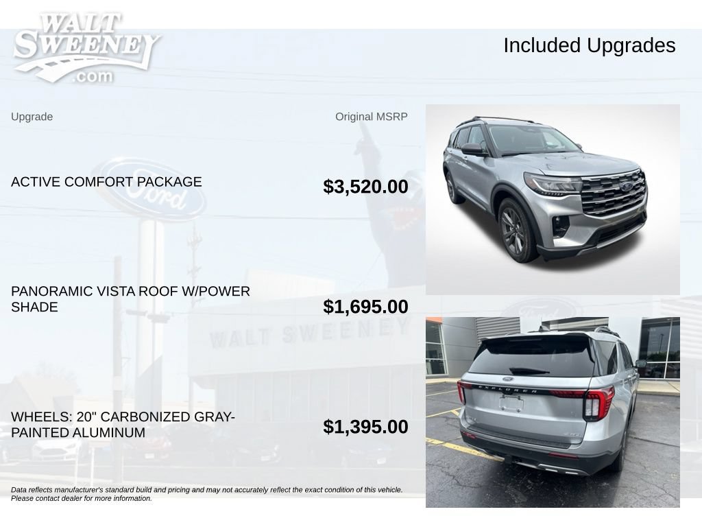 Used 2025 Ford Explorer Active w/ Active Comfort Package AWD/4WD image 11