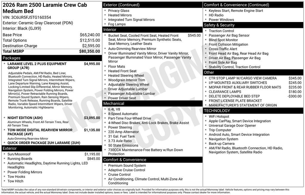 New 2026 RAM 2500 Laramie image 37