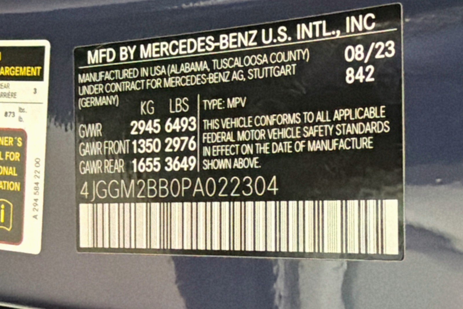 Certified 2023 Mercedes-Benz EQE 350+ SUV image 25