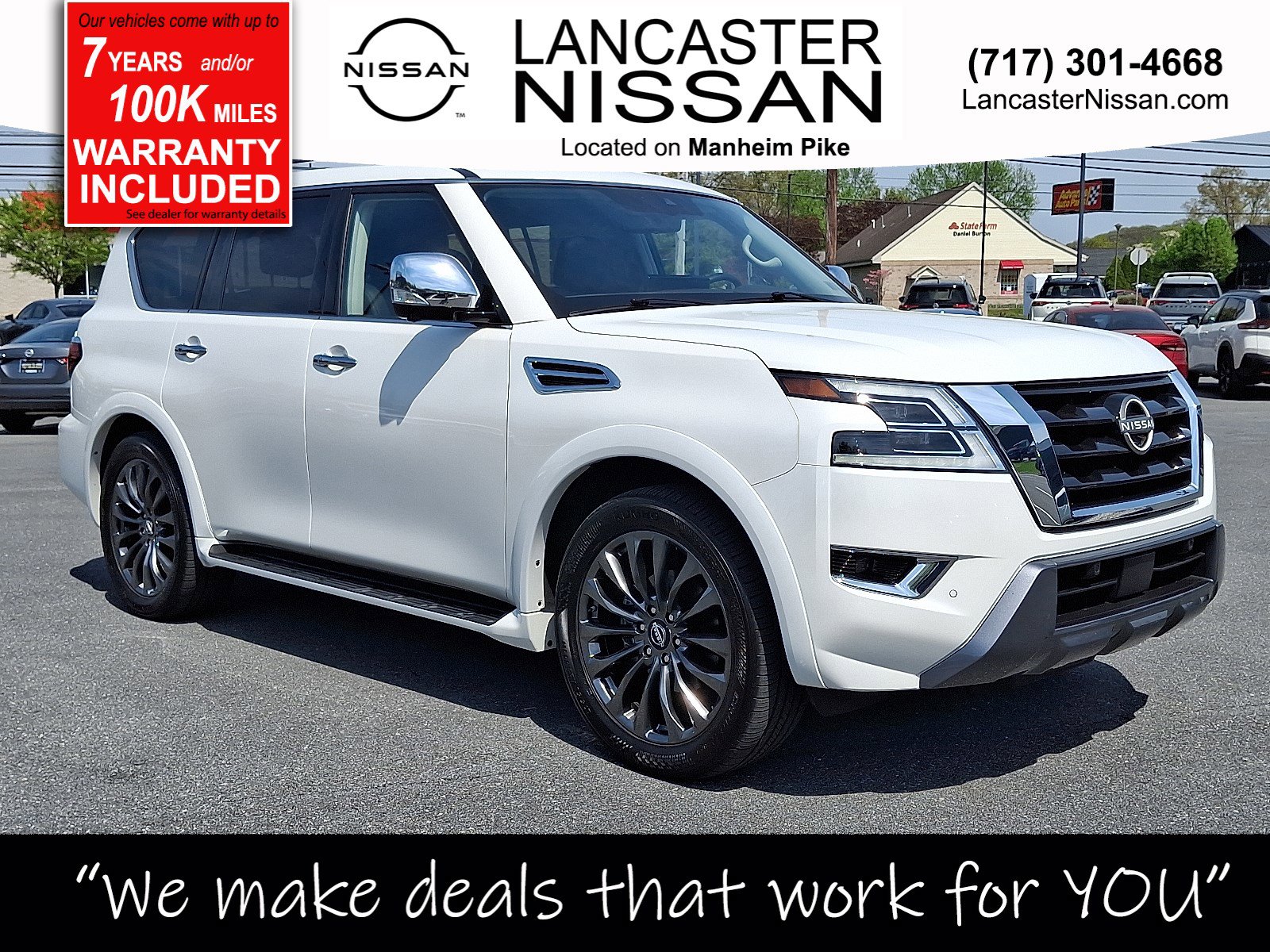 Certified 2024 Nissan Armada Platinum w/ Captain's Chairs Package image 1
