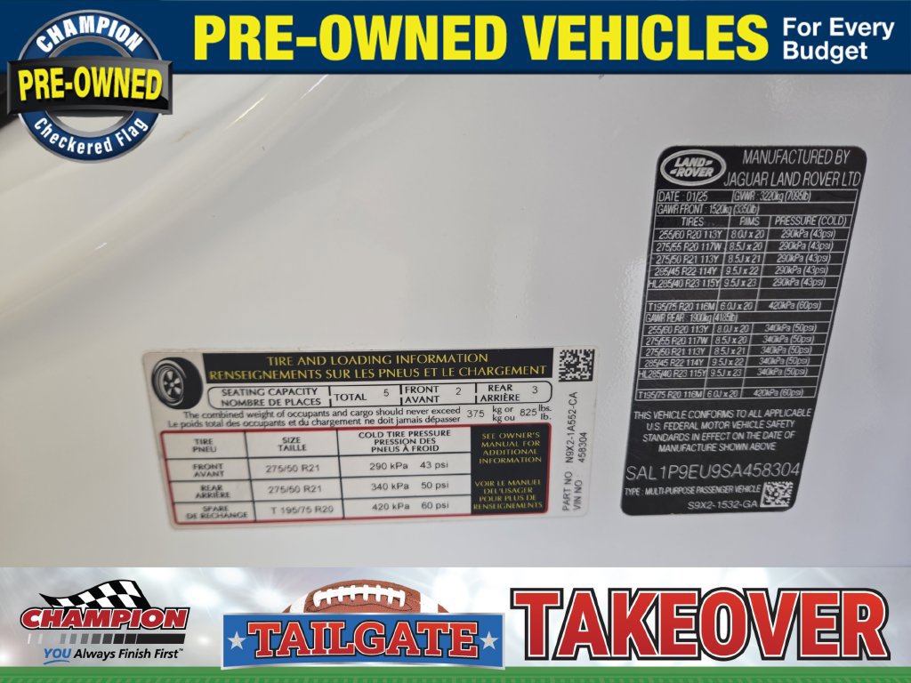 Used 2025 Land Rover Range Rover Sport SE AWD/4WD image 31