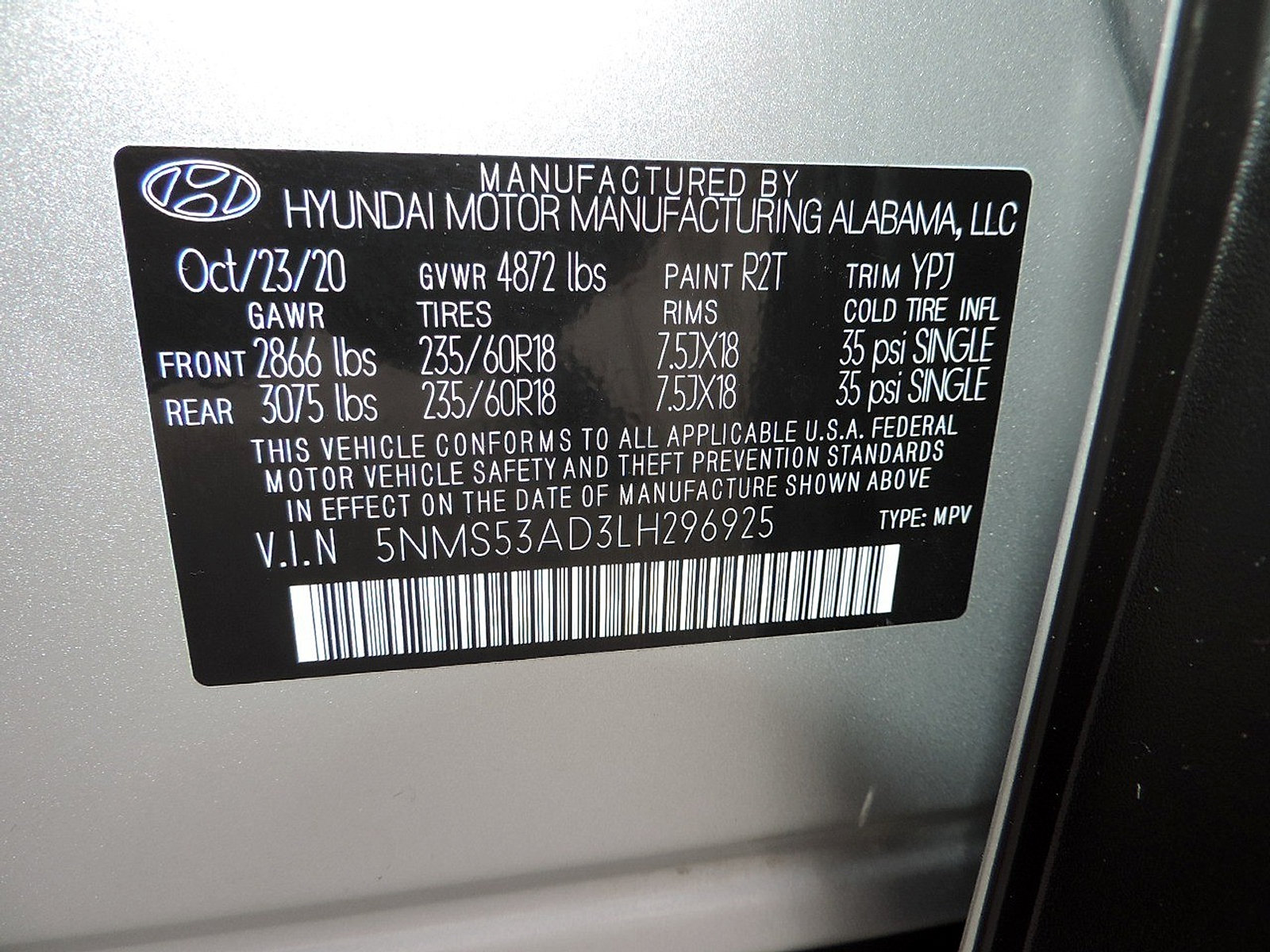 Used 2020 Hyundai Santa Fe Limited FWD image 11