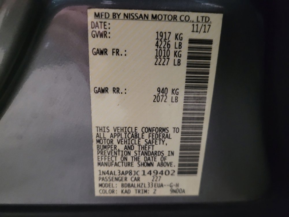 Used 2018 Nissan Altima 2.5 SR w/ SR Special Edition image 33