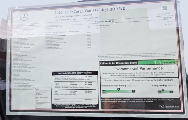 New 2026 Mercedes-Benz Sprinter 2500 image 10