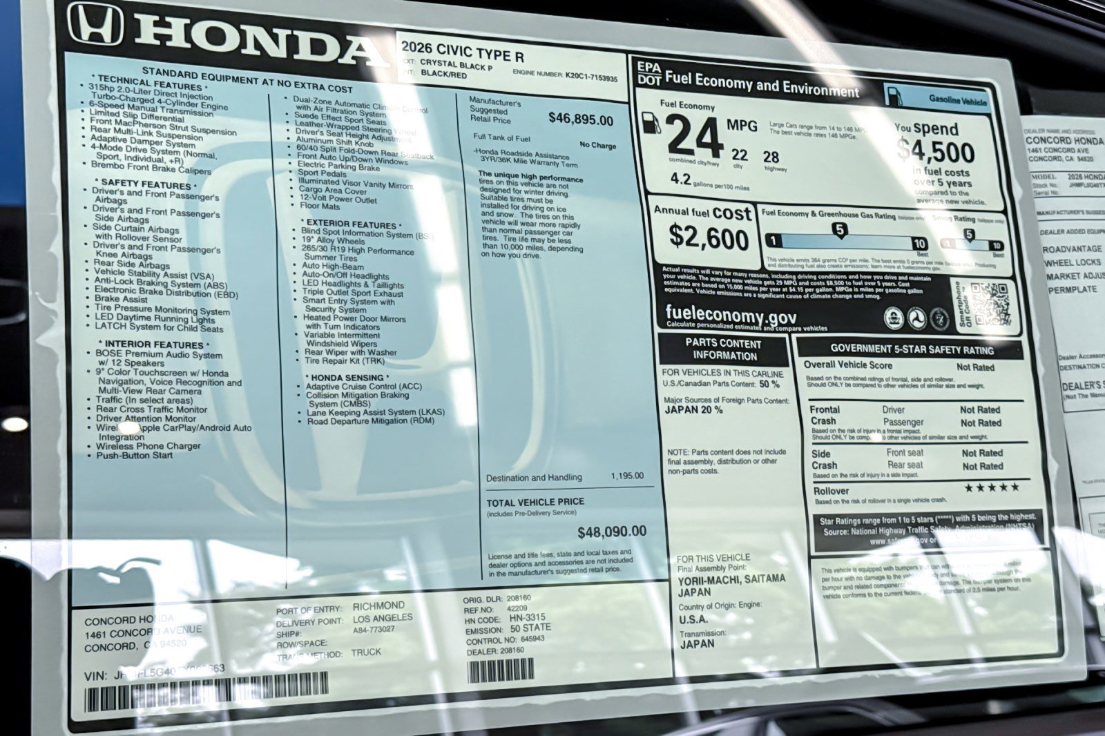 New 2026 Honda Civic Type R image 34