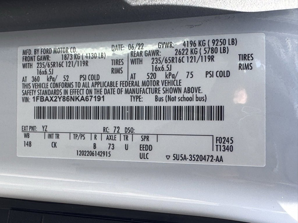 Used 2022 Ford Transit 350 XLT image 38