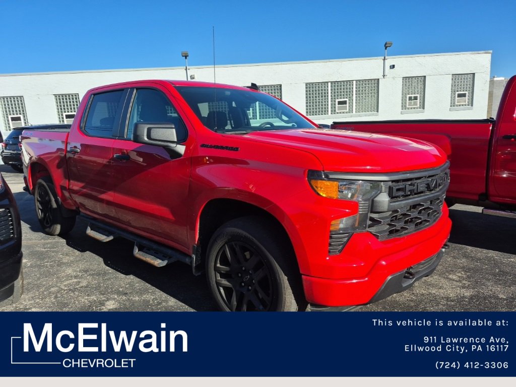 Used 2022 Chevrolet Silverado 1500 Custom w/ LPO, Dark Essentials Package