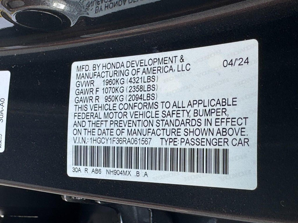 Used 2024 Honda Accord EX image 26